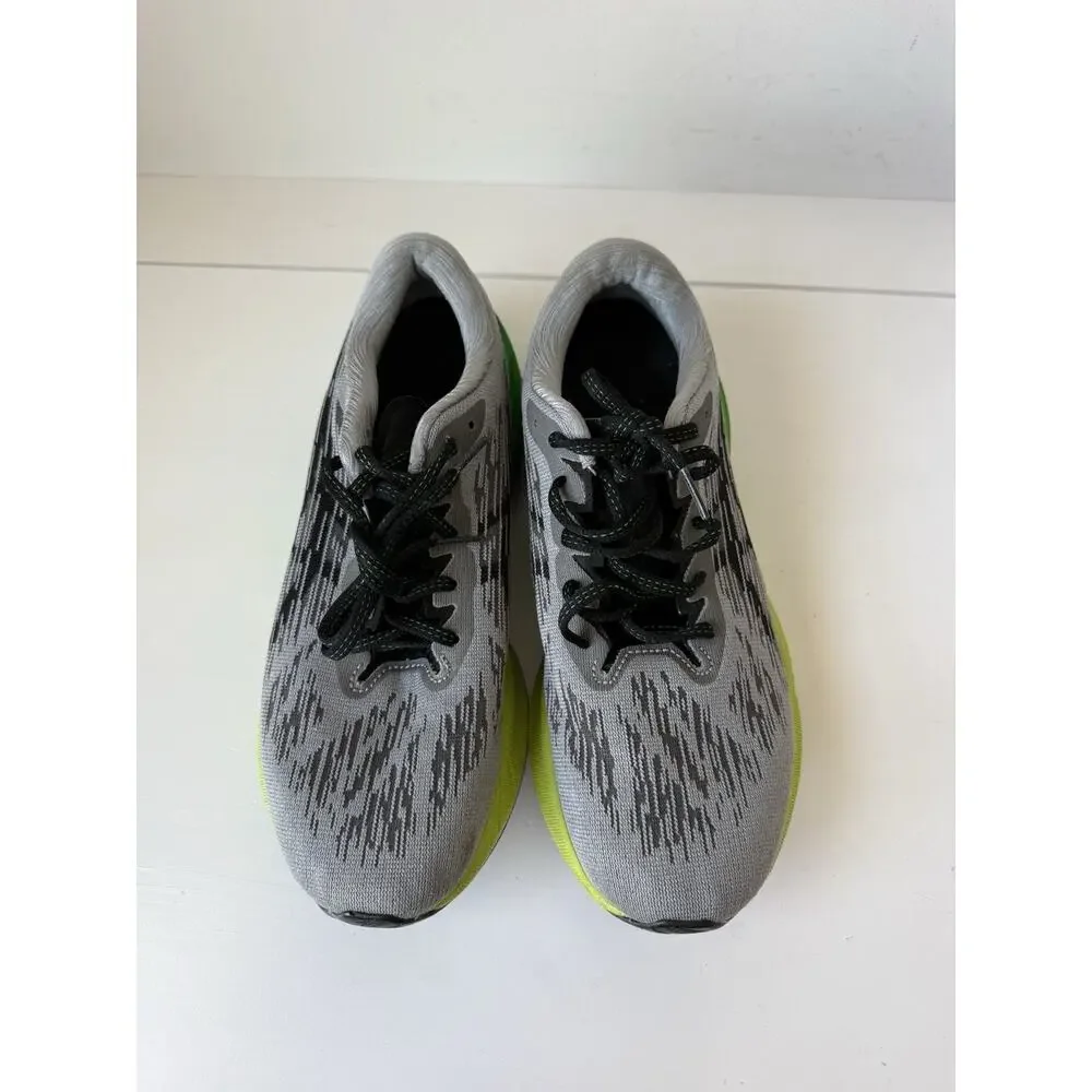 ASICS Novablast 3 Womens Size 9.5 Mens Size 8 Running Athletic Sneaker Gray Neon